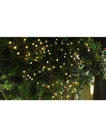 Luces de Cadena Solares Solatec 60 LED 12 m 8 Modos IP65 Luces de Cadena Solares Solatec 60 LED 12 m 8 Modos IP65