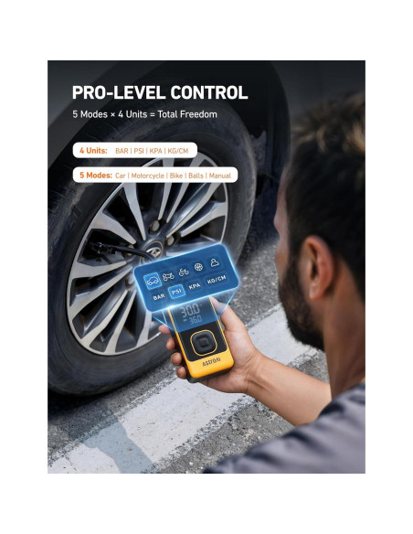 Compresor de Aire Portátil AstroAI L7 150PSI Inalámbrico Compresor de Aire Portátil AstroAI L7 150PSI Inalámbrico