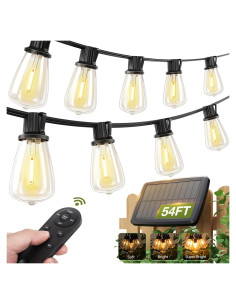 Luces de Cadena Solares addlon 18m con Control Remoto y USB