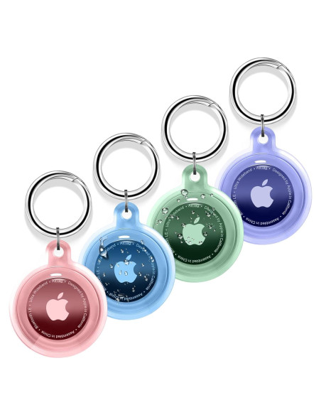 4 Fundas Protectores Airtag Pautas Impermeables y Resistentes 4 Fundas Protectores Airtag Pautas Impermeables y Resistentes