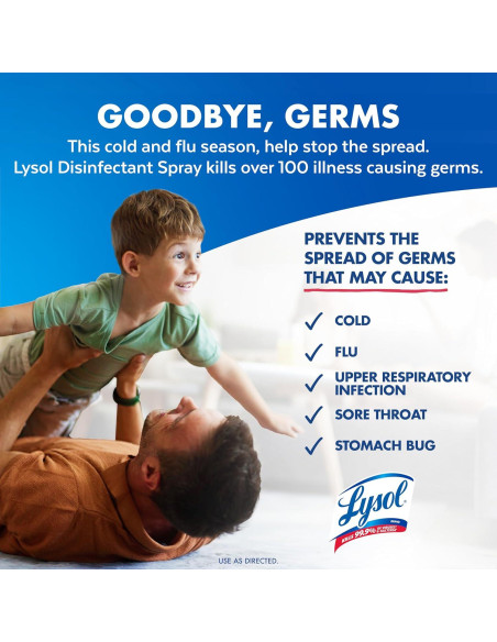 Spray Desinfectante Lysol 2x19 Oz Brisa de Mañana Temprano Spray Desinfectante Lysol 2x19 Oz Brisa de Mañana Temprano