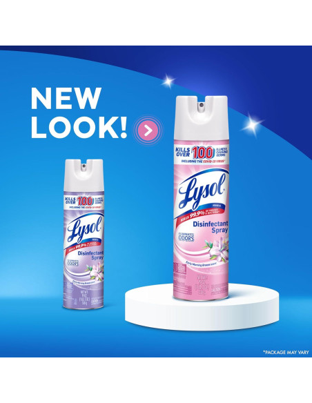 Spray Desinfectante Lysol 2x19 Oz Brisa de Mañana Temprano Spray Desinfectante Lysol 2x19 Oz Brisa de Mañana Temprano