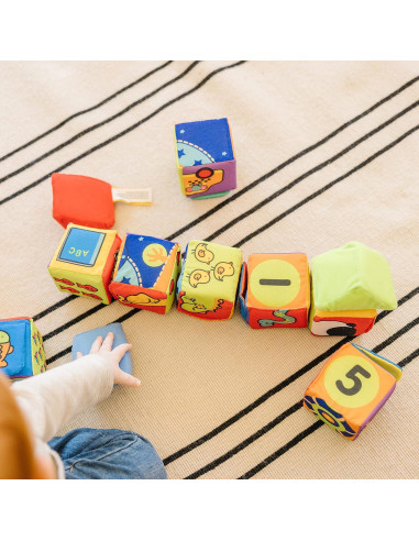 Juego de Bloques Blandos Melissa & Doug K's Kids 14 Piezas