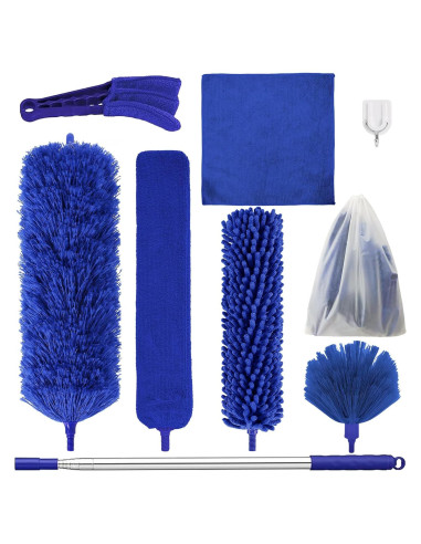 Kit de Plumeros 9 en 1 FOITLE con Mango Extensible 254 cm