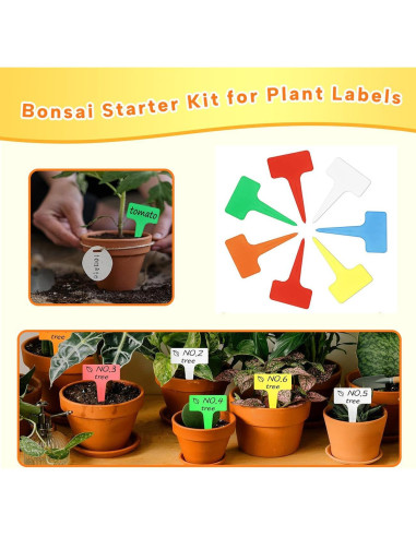 Kit de Herramientas para Bonsai FGRKXCV - 24 Piezas, Verde