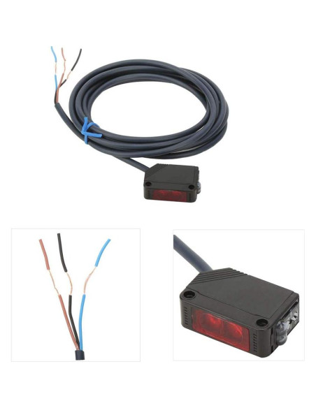 Sensor Fotoeléctrico Infrarrojo NPN E3Z-D61 100mm 12-24V Sensor Fotoeléctrico Infrarrojo NPN E3Z-D61 100mm 12-24V