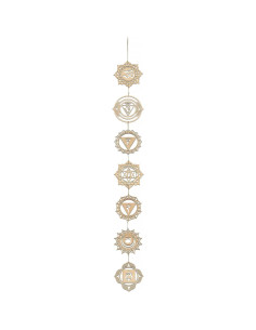 Arte de Pared 7 Chakras Cuarto Nivel MFG 10.16 cm Madera 2