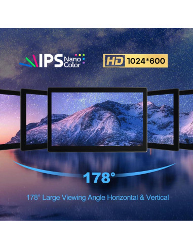 Pantalla Táctil 7" IPS 1024x600 para Raspberry Pi y Jetson Nano
