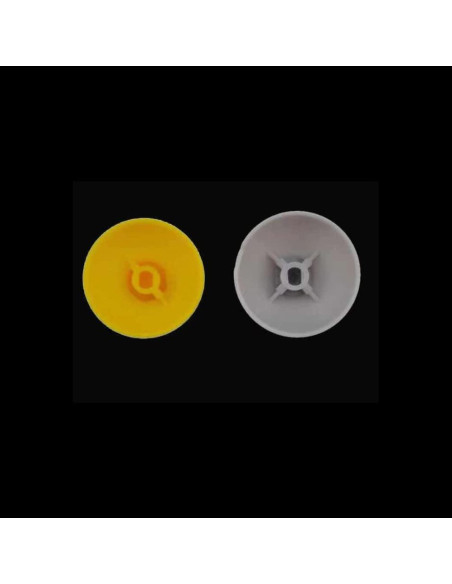 Tapas de Joystick Magik para Gamecube - 40 Piezas Amarillo y Gris Tapas de Joystick Magik para Gamecube - 40 Piezas Amarillo y Gris