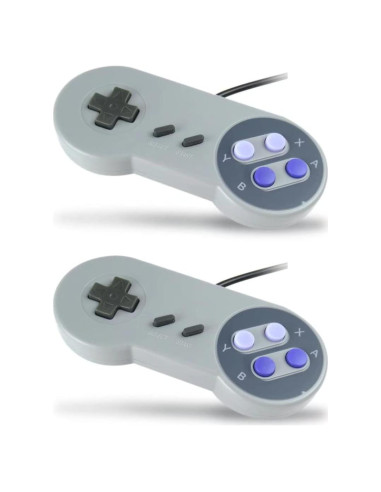 Controlador USB Gamepad Retro SNES USonline911 - 2 Piezas