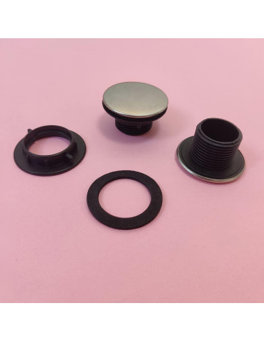 Cubierta de Agujero para Grifo de Cocina ZYYC Acero Inoxidable 3.05-4.06 cm