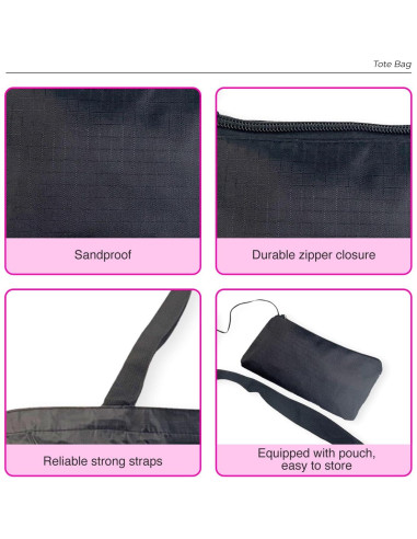 Bolsa Tote Plegable Edison Alexander 3 Piezas 22.68 kg