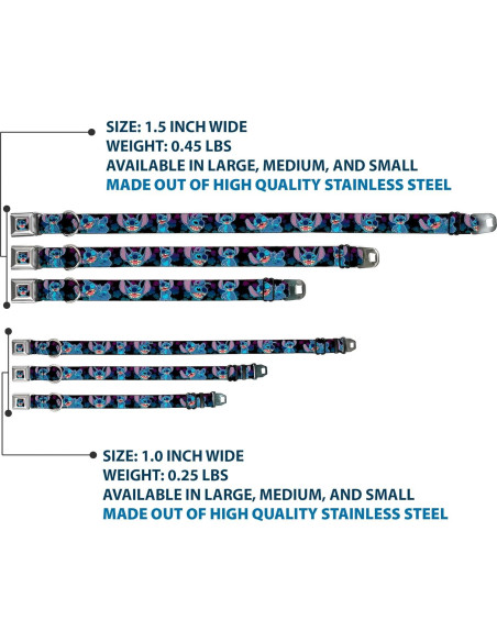 Collar para Perros Disney Buckle-Down 24.1-33 cm 2.5 cm Ancho Collar para Perros Disney Buckle-Down 24.1-33 cm 2.5 cm Ancho