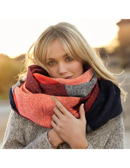 Bufanda de Mujer Loritta Cuadrada Larga Invierno Cálida 200x60 cm Bufanda de Mujer Loritta Cuadrada Larga Invierno Cálida 200x60 cm