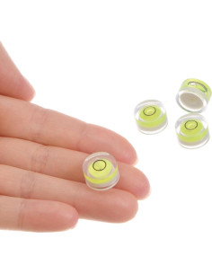 4 Niveles de Burbuja Redondos 8mm Kozelo - Herramientas de Nivelación 2
