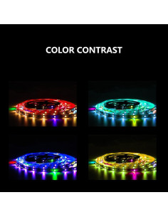 Tira LED WS2812b 3.0m 30 LEDs RGB Control Remoto APP 2