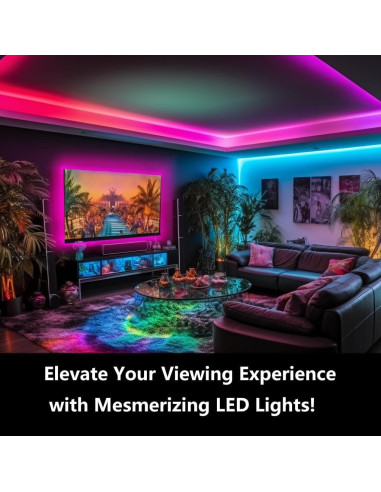 Tira LED WS2812b 3.0m 30 LEDs RGB Control Remoto APP
