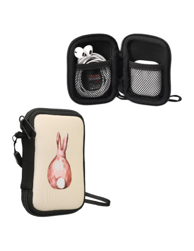 Funda de Neopreno kwmobile para Auriculares In-Ear con Cierre