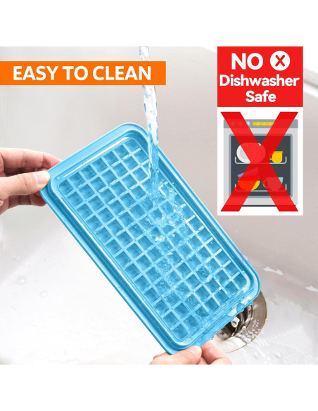 Bandeja de Hielo Mini Longzon con Tapa y Contenedor - 273 Pcs Bandeja de Hielo Mini Longzon con Tapa y Contenedor - 273 Pcs