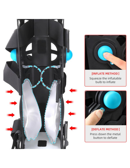 Botín Inflable Ortopédico Tairibousy para Fractura - Tamaño S Botín Inflable Ortopédico Tairibousy para Fractura - Tamaño S
