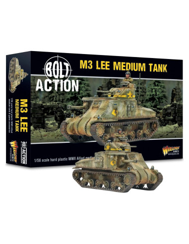 Tanque Medio M3 Lee Bolt Action 1:56 Warlord Games - Miniaturas Pintables