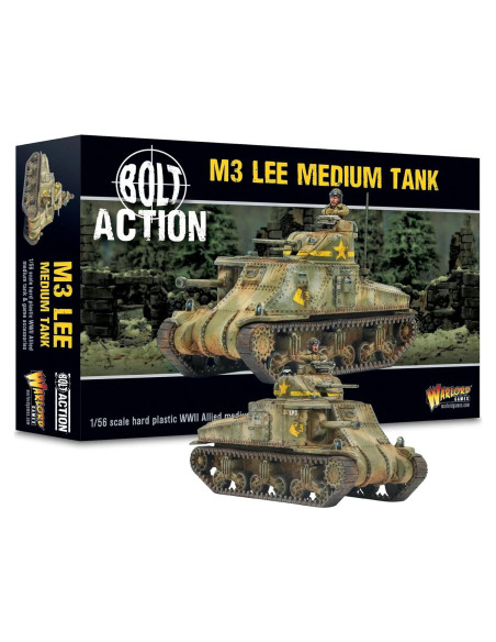 Tanque Medio M3 Lee Bolt Action 1:56 Warlord Games - Miniaturas Pintables Tanque Medio M3 Lee Bolt Action 1:56 Warlord Games - Miniaturas Pintables