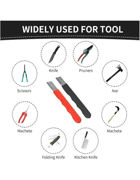 Afilador de Cuchillos JMFANGLIU 2 Piezas Acero Tungsteno Afilador de Cuchillos JMFANGLIU 2 Piezas Acero Tungsteno