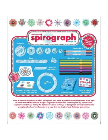 Juego de Diseño Spirograph Spirograph - Kit de Dibujo Creativo