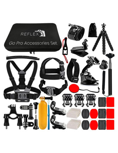 Kit de Accesorios para Cámara de Acción Reflex 50 en 1 - Compatible con GoPro, DJI, Insta360