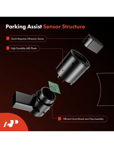 Sensor de Estacionamiento A-Premium 4-PC Jeep Chrysler 2019-2023 Sensor de Estacionamiento A-Premium 4-PC Jeep Chrysler 2019-2023