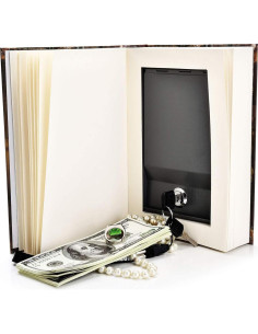 Caja Fuerte Secreta Portátil wishacc - Libro Hueco 0.74kg 2