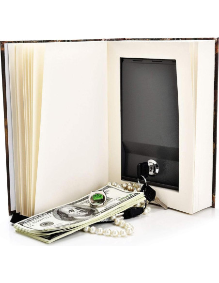 Caja Fuerte Secreta Portátil wishacc - Libro Hueco 0.74kg Caja Fuerte Secreta Portátil wishacc - Libro Hueco 0.74kg