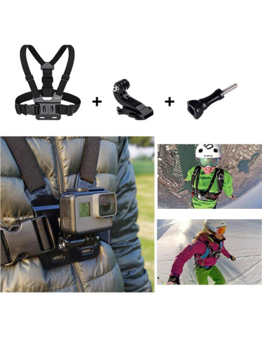 Kit de Accesorios 47 en 1 Suptig para Cámaras de Acción