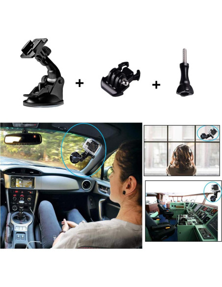 Kit de Accesorios 47 en 1 Suptig para Cámaras de Acción Kit de Accesorios 47 en 1 Suptig para Cámaras de Acción