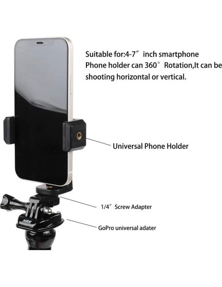 Soporte para Smartphone PellKing Jaws Flex Clamp 0.35 kg Soporte para Smartphone PellKing Jaws Flex Clamp 0.35 kg