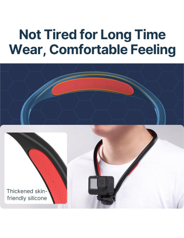 Soporte de Cuello ULANZI Go-Quick II para GoPro y Cámaras de Acción