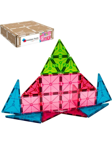 Set de Construcción Magnético MAGNA-TILES Floral 20 Piezas Set de Construcción Magnético MAGNA-TILES Floral 20 Piezas