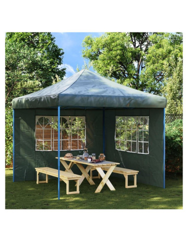 Paredes Laterales de Carpa HETFTJN Verde 2 Pcs 299.7x193.0 cm
