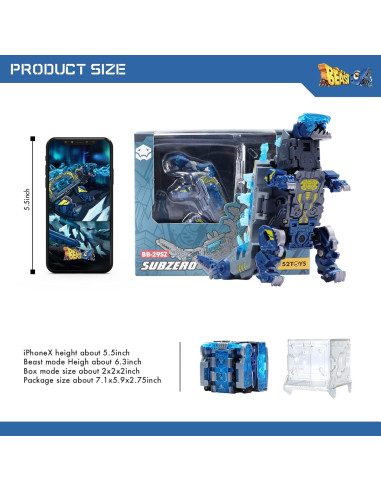 Figura de Acción 52TOYS BEASTBOX BB-29SZ Subzero 16cm