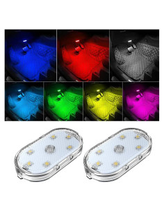 Luces LED Inalámbricas Ziciner 2 PCS para Automóvil Interior