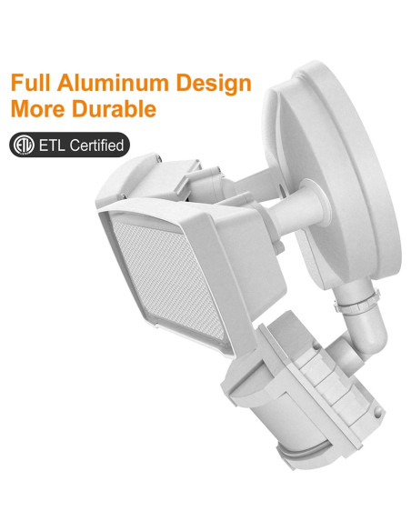 LEPOWER Luz de Seguridad LED 30W con Sensor de Movimiento LEPOWER Luz de Seguridad LED 30W con Sensor de Movimiento
