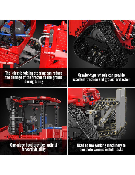 Mould King 18020 Kit de Bloques de Construcción Tractor RC 1698 PCS Mould King 18020 Kit de Bloques de Construcción Tractor RC 1698 PCS