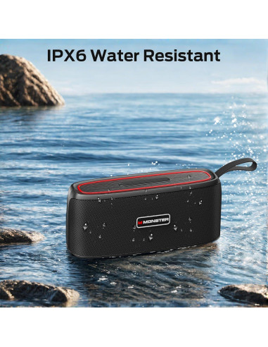 Altavoz Bluetooth Portátil Monster Shock 30W Impermeable IPX6
