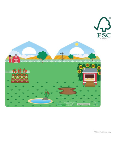 Juego de Stickers Puffy Melissa & Doug Granja 52 Reutilizables Juego de Stickers Puffy Melissa & Doug Granja 52 Reutilizables