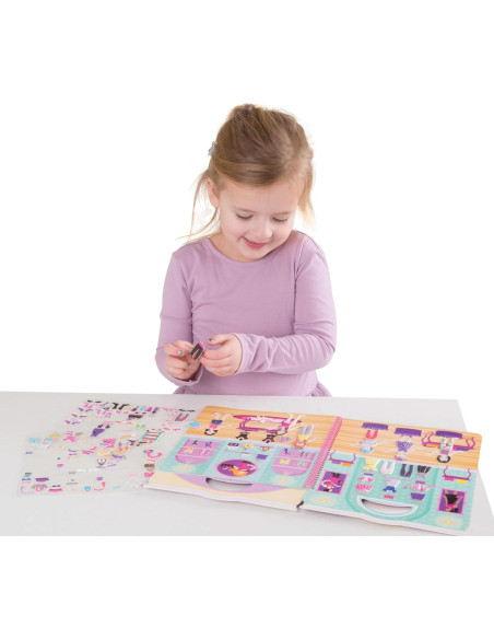 Libro de Stickers Puffy Melissa & Doug - Glamour 196 Stickers Libro de Stickers Puffy Melissa & Doug - Glamour 196 Stickers