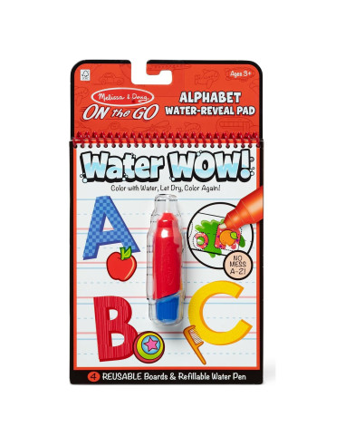 Melissa & Doug Water Wow! Bloc de Actividades Alfabeto