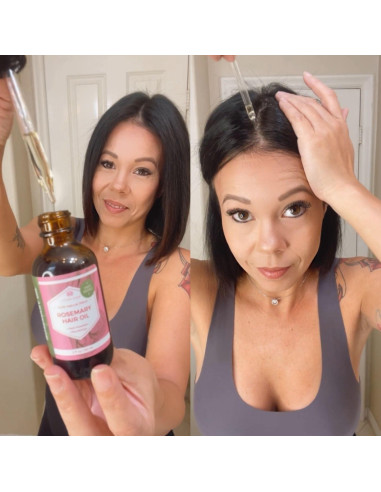 Aceite de Crecimiento Capilar Orgánico Leven Rose 60 ml