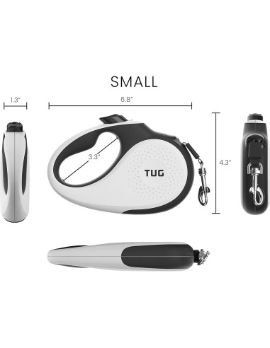 Correa Retráctil para Perros Tug 4.88 m Nylon Antideslizante