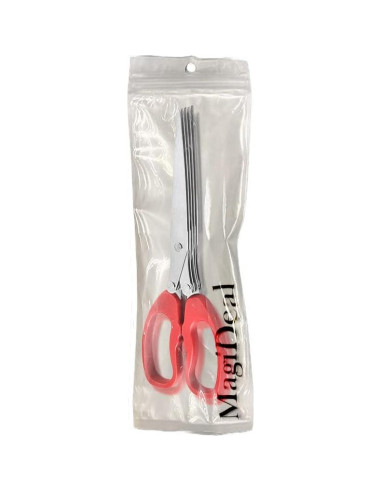 Tijeras Desgarradoras MagiDeal 19 cm Acero Inoxidable Rojo