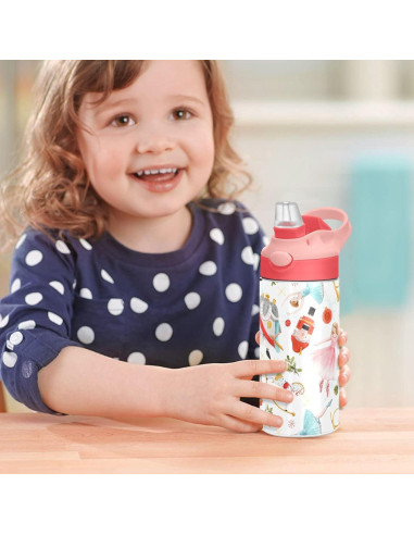 Botella de Agua ALAZA 350ml Acero Inoxidable Niños Cascanueces